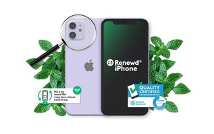 Обновленный® iPhone 11 128 ГБ Purple RND-P149128 цена и информация | Мобильные телефоны | kaup24.ee