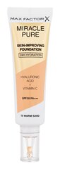 Основа под макияж Max Factor Miracle Pure Skin Long-Lasting SPF30 30 мл, 70 Warm Sand цена и информация | Пудры, базы под макияж | kaup24.ee