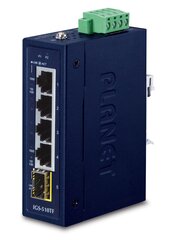 PLANET IGS-510TF network switch Unmanaged Gigabit Ethernet (10/100/1000) Blue hind ja info | Lülitid (Switch) | kaup24.ee