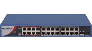 Hikvision Digital Technology DS-3E0326P-E/M(B) network switch L2 Fast Ethernet (10/100) Power over Ethernet (PoE) Grey hind ja info | Lülitid (Switch) | kaup24.ee