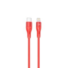 Tellur Silicone TLL155561, USB-C/Lightning, 1 м цена и информация | Кабели для телефонов | kaup24.ee