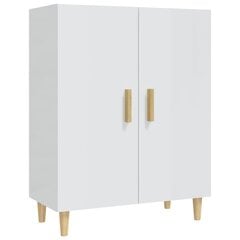 vidaXL puhvetkapp, kõrgläikega valge, 70 x 34 x 90 cm, tehispuit hind ja info | Elutoa väikesed kapid | kaup24.ee