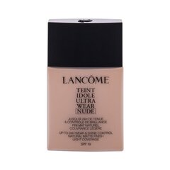 Jumestuskreem Lancome Teint Idole Ultra Wear Nude SPF19 Makeup - Light moisturizing makeup with a matt effect 40 ml 11 Muscade #916751 цена и информация | Пудры, базы под макияж | kaup24.ee