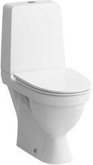 Kombineeritud WC-pott KOMPAS 4,5/3 ltr. (650x360x850 mm) Rimless, horisontaalne äravool, valge hind ja info | WС-potid | kaup24.ee