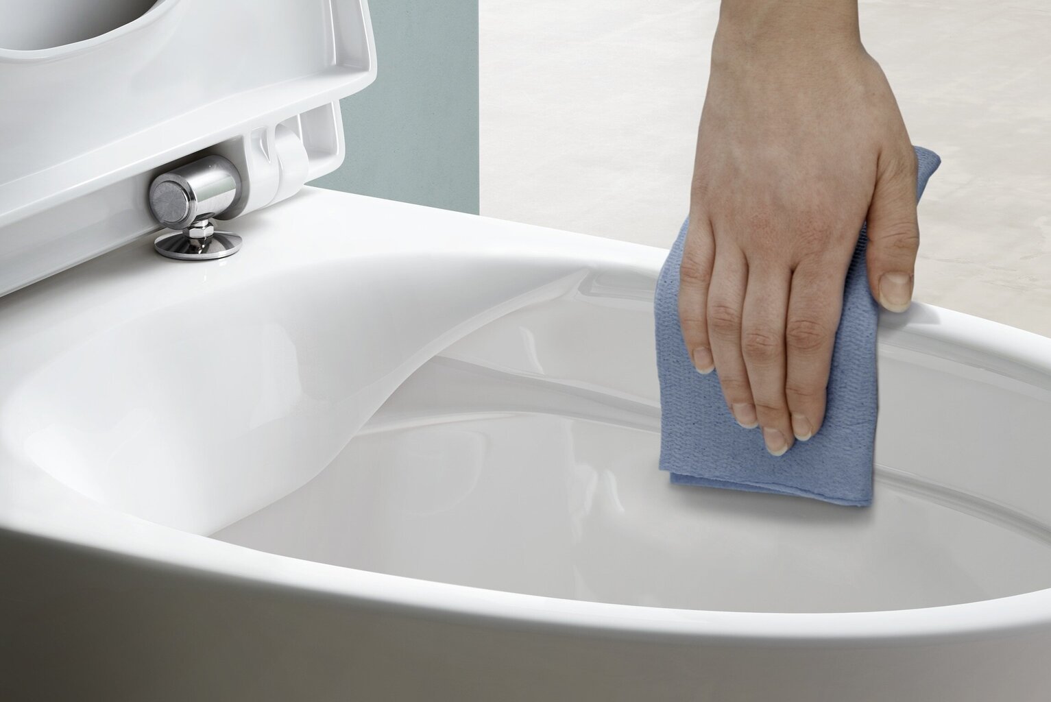 Kombineeritud WC-pott KOMPAS 4,5/3 ltr. (650x360x850 mm) Rimless, horisontaalne äravool, valge hind ja info | WС-potid | kaup24.ee