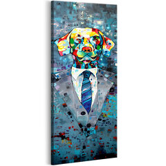 Pilt - Dog in a Suit 45x135 cm hind ja info | Seinapildid | kaup24.ee