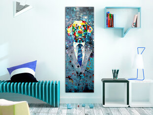 Pilt - Dog in a Suit 45x135 cm hind ja info | Seinapildid | kaup24.ee