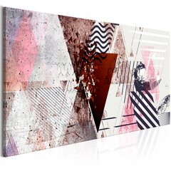 Pilt - Geometric Background (1 Part) Narrow 135x45 cm hind ja info | Seinapildid | kaup24.ee