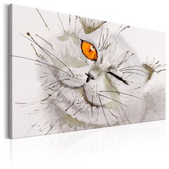 Картина - Grey Cat 120x80 см цена и информация | Картины, живопись | kaup24.ee