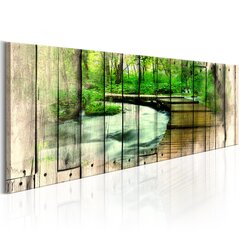 Pilt - Forestry Memories 135x45 cm hind ja info | Seinapildid | kaup24.ee