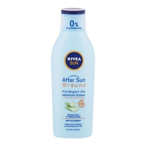 Päevitusjärgne kreem Nivea After Sun Bronze Lotion Aloe Vera - After sunscreen, 200 ml hind ja info | Päikesekreemid | kaup24.ee