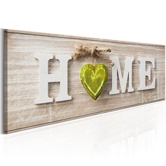 Pilt - Home: Green 135x45 cm цена и информация | Картины, живопись | kaup24.ee