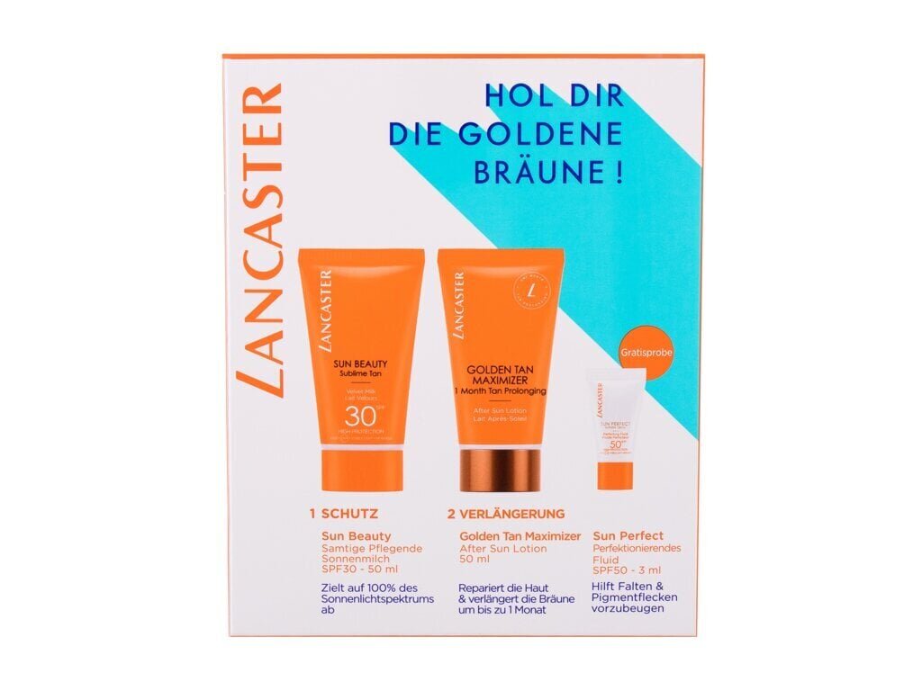 Kinkekomplekt Lancaster Sun Beauty Set - Gift set, 50 ml цена и информация | Päikesekreemid | kaup24.ee