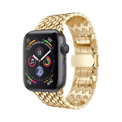 Apple Watch Waves Roostevaba Teras Rihm – Kuld 38/40/41mm hind ja info | Nutikellade ja nutivõrude tarvikud | kaup24.ee
