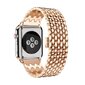Apple Watch Waves Roostevaba Teras Rihm – Roosa Kuld 38/40/41mm hind ja info | Nutikellade ja nutivõrude tarvikud | kaup24.ee