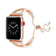 Diamond Cuff для Apple Watch — Розовое Золото 38/40/41мм цена и информация | Аксессуары для смарт-часов и браслетов | kaup24.ee