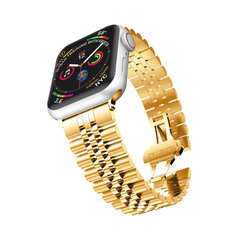 Apple Watch Jubilee Roostevaba Teras Rihm – Kuld 42/44/45mm hind ja info | Nutikellade ja nutivõrude tarvikud | kaup24.ee