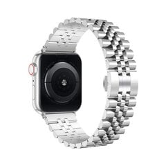 Apple Watch Jubilee Roostevaba Teras Rihm – Hõbe 38/40/41mm hind ja info | Nutikellade ja nutivõrude tarvikud | kaup24.ee