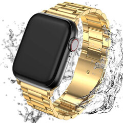 Apple Watch Roostevaba Teras Rihm – Kuld 38/40/41mm hind ja info | Nutikellade ja nutivõrude tarvikud | kaup24.ee