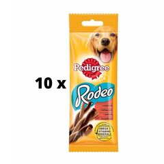 Лакомство для собак Pedigree Rodeo, 70 г x 10 шт. упаковка цена и информация | Лакомства для собак | kaup24.ee