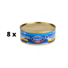 Makrell õlis, 240 g x 8 tk. pakett hind ja info | Kalatooted | kaup24.ee