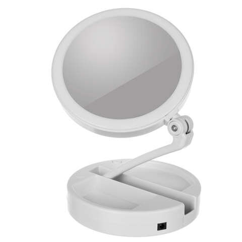 Kosmetiline peegel LED-valgustusega hind ja info | Meigikotid, lauapeeglid | kaup24.ee