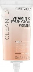 Catrice Clean ID Vitamin C Fresh Glow Primer, 30 мл цена и информация | Пудры, базы под макияж | kaup24.ee