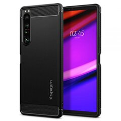 Telefoniümbris Spigen Rugged Armor Sony Xperia 1 IV black (20901-0) hind ja info | Telefoni kaaned, ümbrised | kaup24.ee