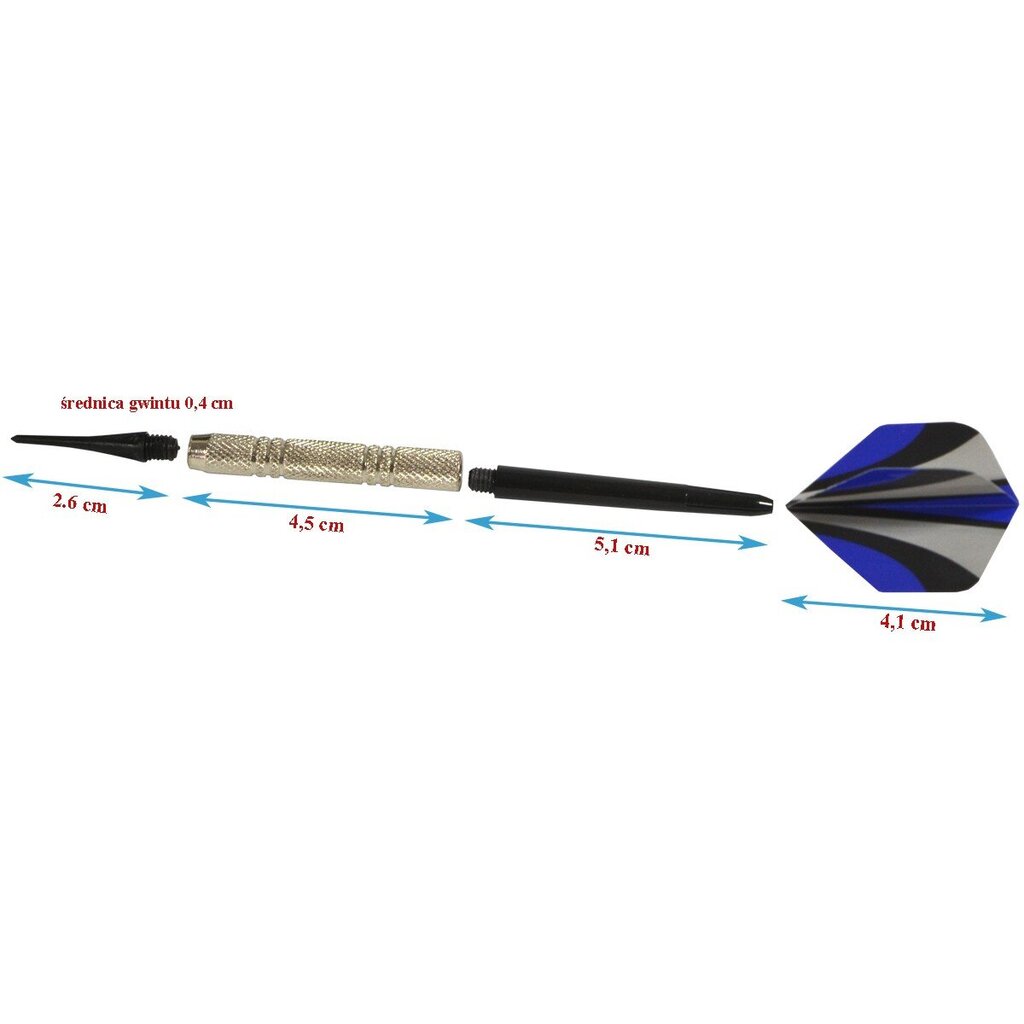 Elektroonilised nooled - Enero, 51,5 cm hind ja info | Noolemängud | kaup24.ee