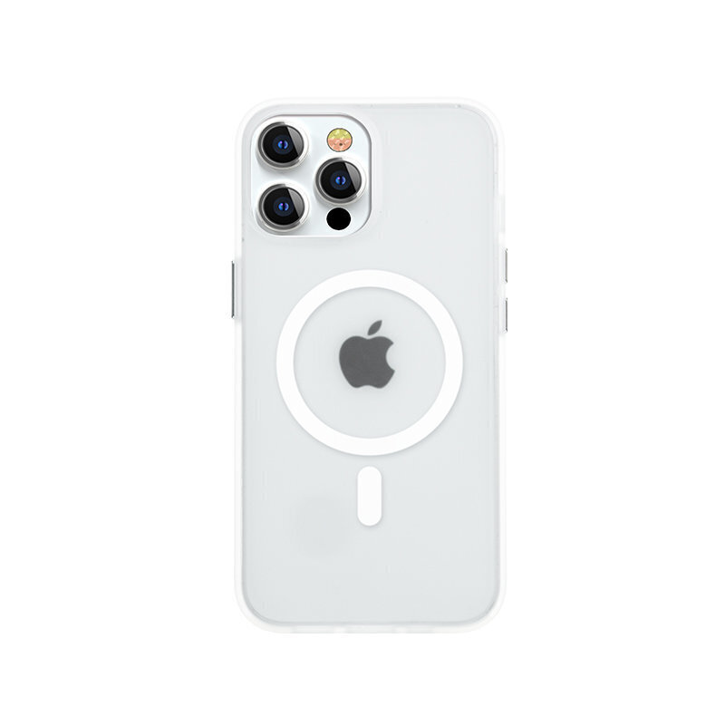 Telefoniümbris Kingxbar PQY Elegant Series Magnetic Case for iPhone 13 Pro Housing Cover (MagSafe Compatible) (White) hind ja info | Telefoni kaaned, ümbrised | kaup24.ee