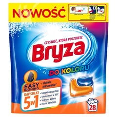 Капсулы для стирки Bryza Easy Ironing 5 в 1, 28 шт. цена и информация | Средства для стирки | kaup24.ee