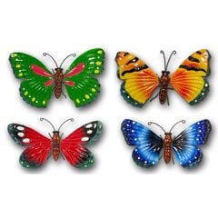 Декоративная бабочка, 26 см, красная цена и информация | Детали интерьера | kaup24.ee