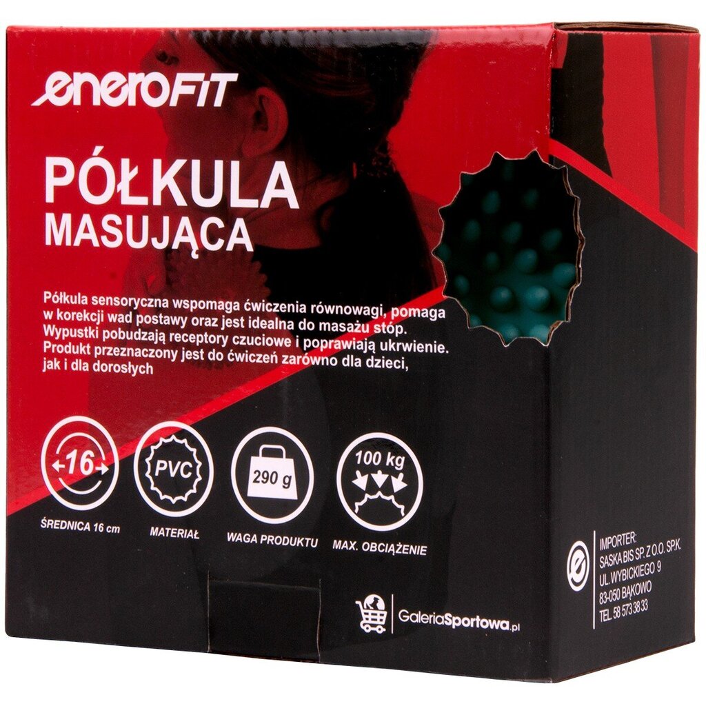 Massaažipoolkera - ENERO FIT, heleroheline цена и информация | Massaažikaubad | kaup24.ee