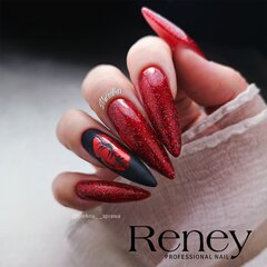 Гибридный лак Reney Diamond Red 02, 10 мл цена и информация | Лаки для ногтей, укрепители для ногтей | kaup24.ee