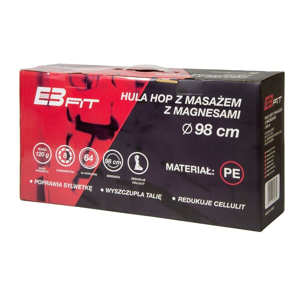 Massaaživõrk magnetitega - Eb fit, 98 cm цена и информация | Hularõngad | kaup24.ee