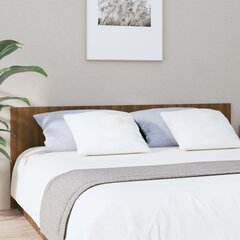 vidaXL voodipeats, pruun tamm, 200 x 1,5 x 80 cm, tehispuit hind ja info | Voodid | kaup24.ee