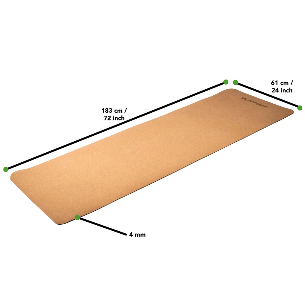Joogamatt Tunturi Cork TPE hind ja info | Joogamatid | kaup24.ee