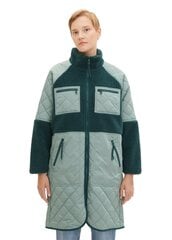 Стеганое полупальто Tom Tailor для женщин, зеленого цвета цена и информация | Женские куртки | kaup24.ee
