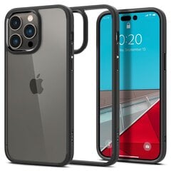 Telefoniümbris Spigen Ultra Hybrid iPhone 14 Pro Max, mattmust цена и информация | Чехлы для телефонов | kaup24.ee