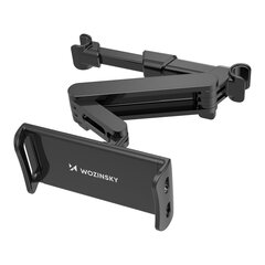 Telefonihoidja autosse Wozinsky adjustable headrest holder for tablet or phone black (WTHBK3) цена и информация | Держатели для телефонов | kaup24.ee