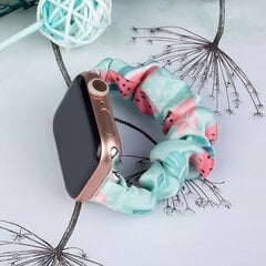 Kellarihm Cloth Watch 7 band 7/6/5/4/3/2 / SE (45/44 / 42 mm) strap bracelet bracelet on elastic (Watermelon) hind ja info | Nutikellade ja nutivõrude tarvikud | kaup24.ee