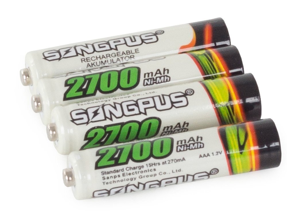 Laetavad AAA elemendid Songpus AAA R3 2700mah 4tk hind ja info | Patareid | kaup24.ee