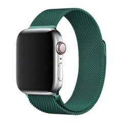 Kellarihm Magnetic Strap Watchband Watch 7 41mm Magnetic Band Bracelet (Green) hind ja info | Nutikellade ja nutivõrude tarvikud | kaup24.ee