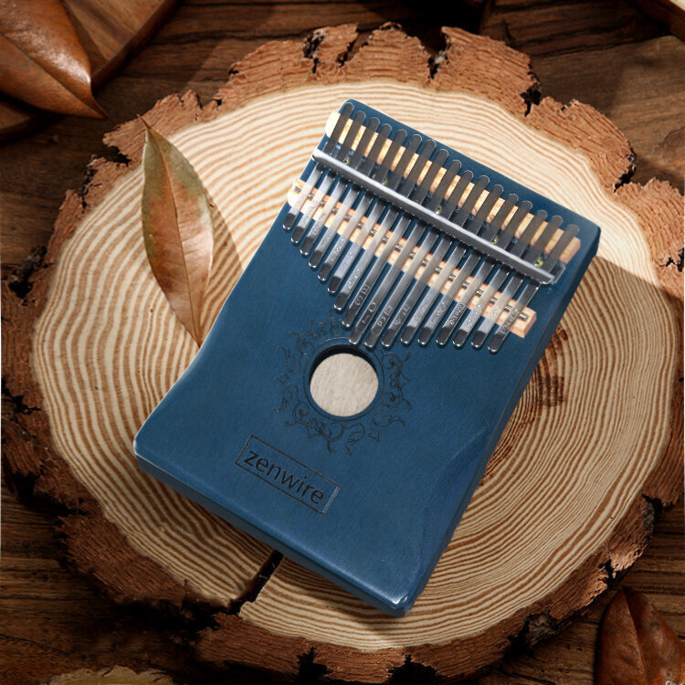 Puidust Kalimba Zanza Mbira K-02B цена и информация | Löökriistad | kaup24.ee