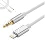 AUX Lightning mini Jack 3,5 mm kaabel iPhone iPad 1M цена и информация | Mobiiltelefonide kaablid | kaup24.ee