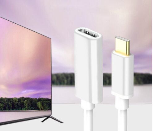 Adapterkaabel USB-C 3.1 Tüüp C To HDMI 4k MHL Zenwire hind ja info | USB jagajad, adapterid | kaup24.ee