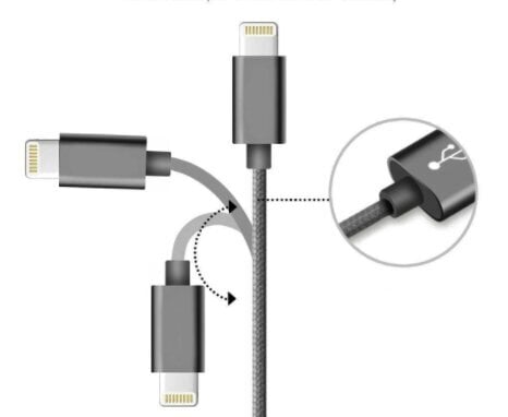 Juhtmega USB laadija LIGHTNING iPad iPhone Quick Charge 3.0 1.5m цена и информация | Mobiiltelefonide kaablid | kaup24.ee