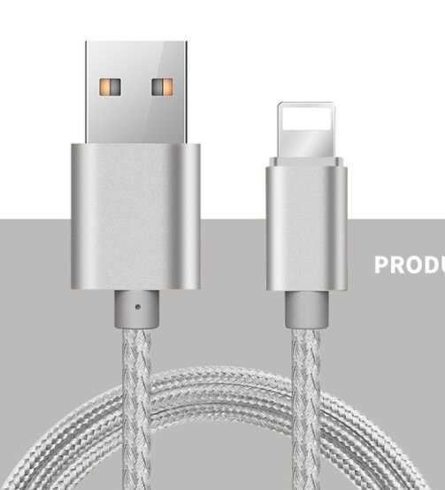 Juhtmega USB laadija LIGHTNING iPad iPhone Quick Charge 3.0 1.5m hind ja info | Mobiiltelefonide kaablid | kaup24.ee