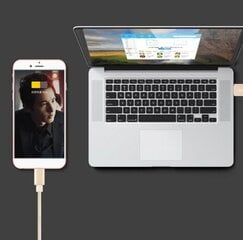 Juhtmega USB laadija LIGHTNING iPad iPhone Quick Charge 3.0 1.5m цена и информация | Кабели для телефонов | kaup24.ee