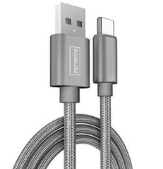 1,5 m Zenwire Quick Charge 3.0 telefonilaadija USB-USB-C kaabel цена и информация | Кабели для телефонов | kaup24.ee